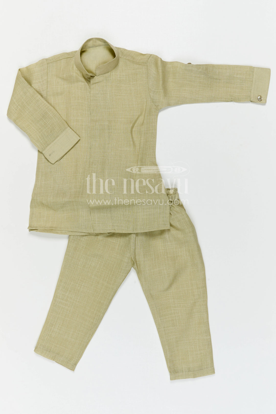 Boys Cotton Jacket Set for Festive Gatherings and Daytime Functions