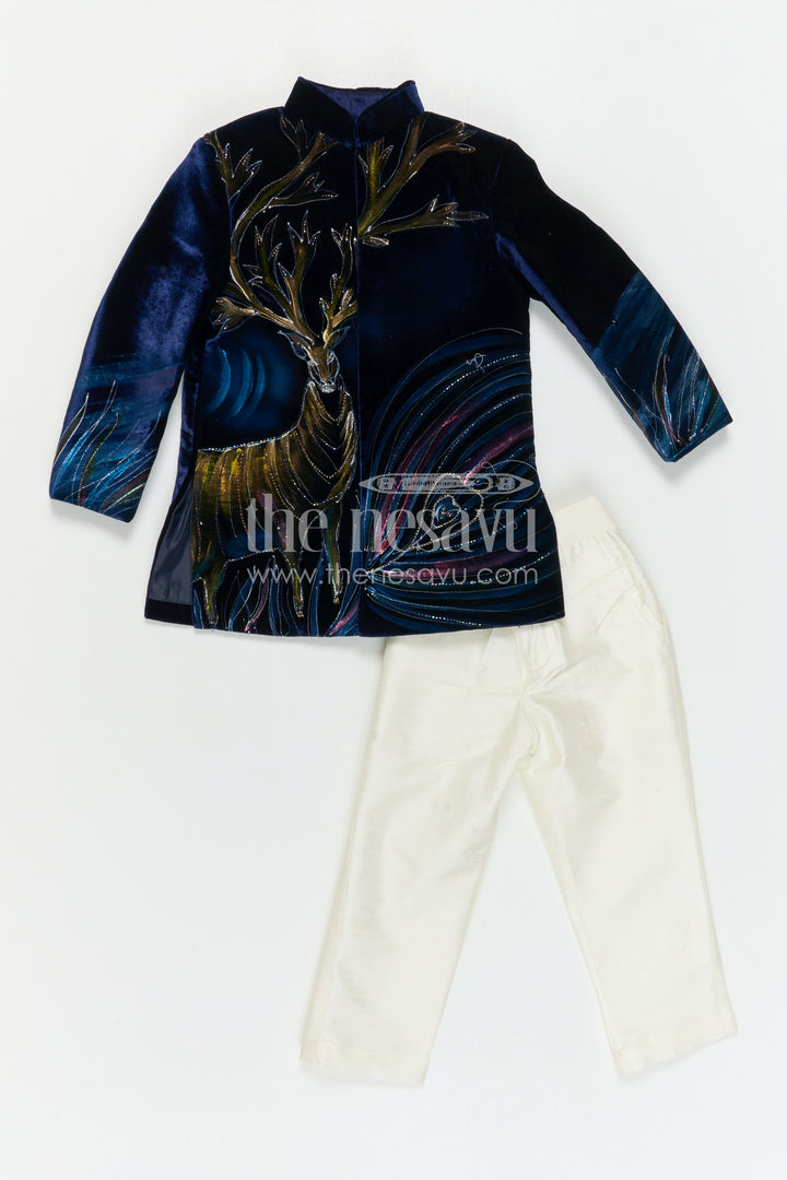 Kids Boys Sherwani Outfit for Receptions and Festive Evenings