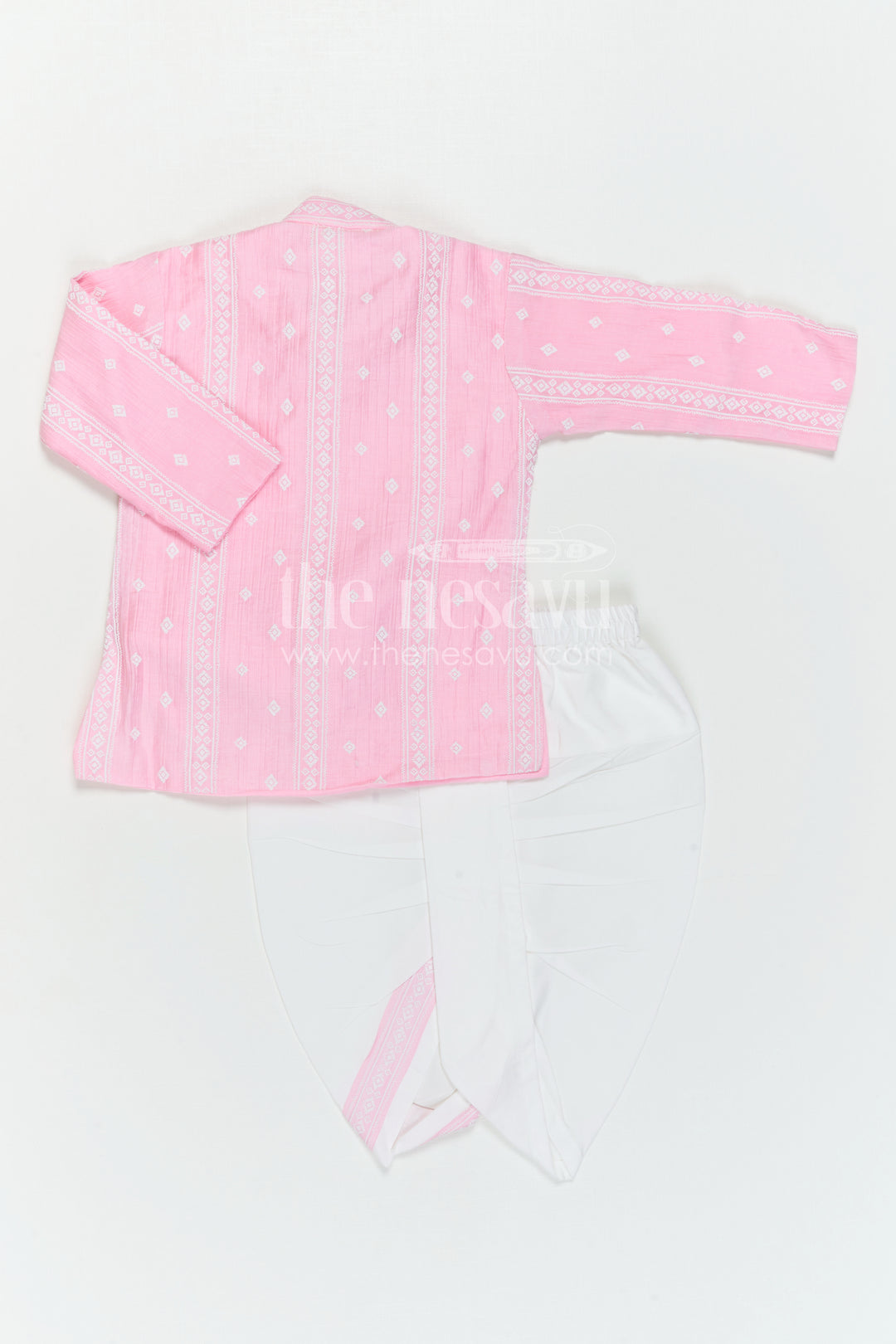 Infant Boys Dhoti Set for Festive Rituals and First Celebrations