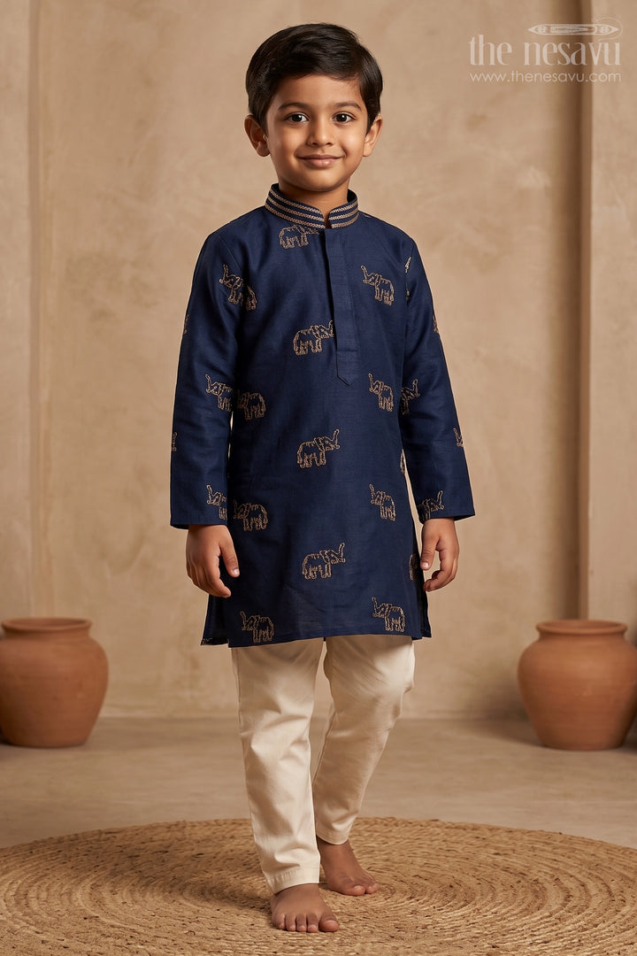 Boys Kurta Pajama Set for Festive Days and Family Gatherings