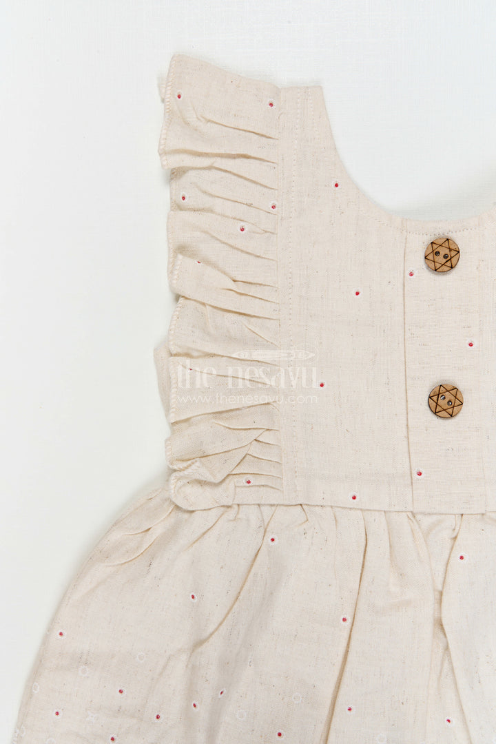 Baby Girl Embroidered Frock for Festive Days and Family Functions