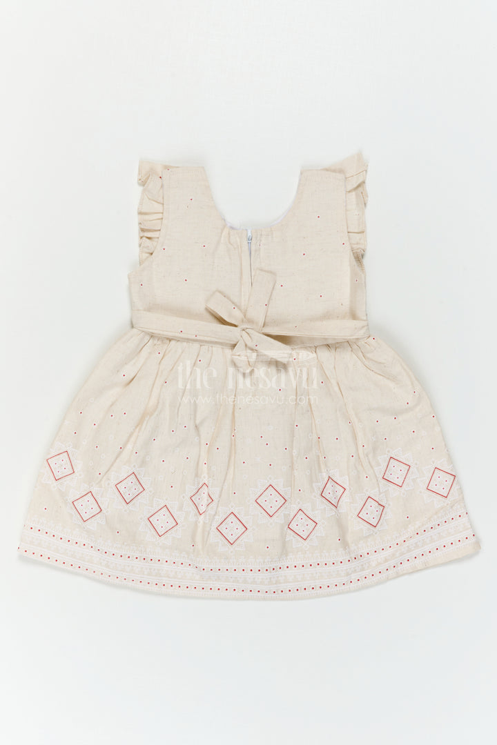Baby Girl Embroidered Frock for Festive Days and Family Functions