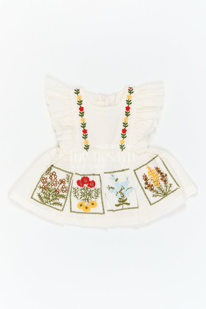 Baby Girl Cotton Frock for Festive Wear and Small Functions