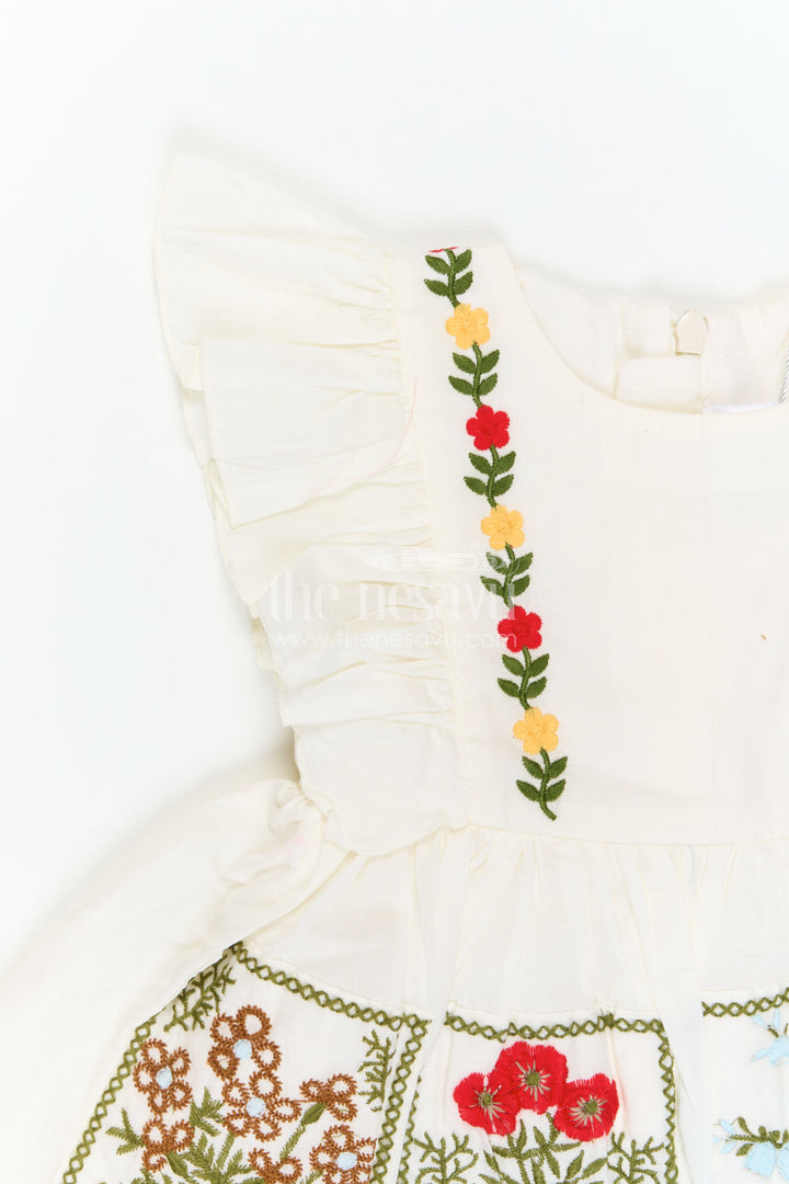 Baby Girl Cotton Frock for Festive Wear and Small Functions
