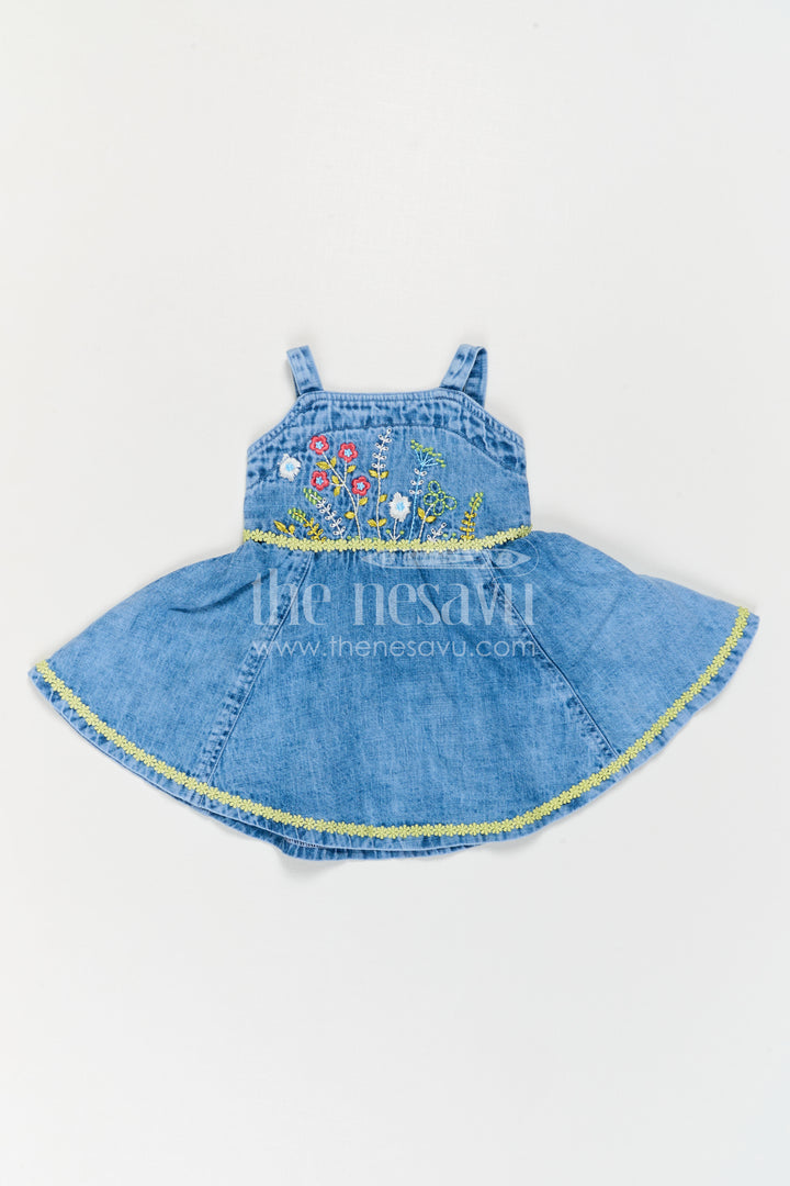 Baby Girl Denim Frock for Casual Outings and Photos