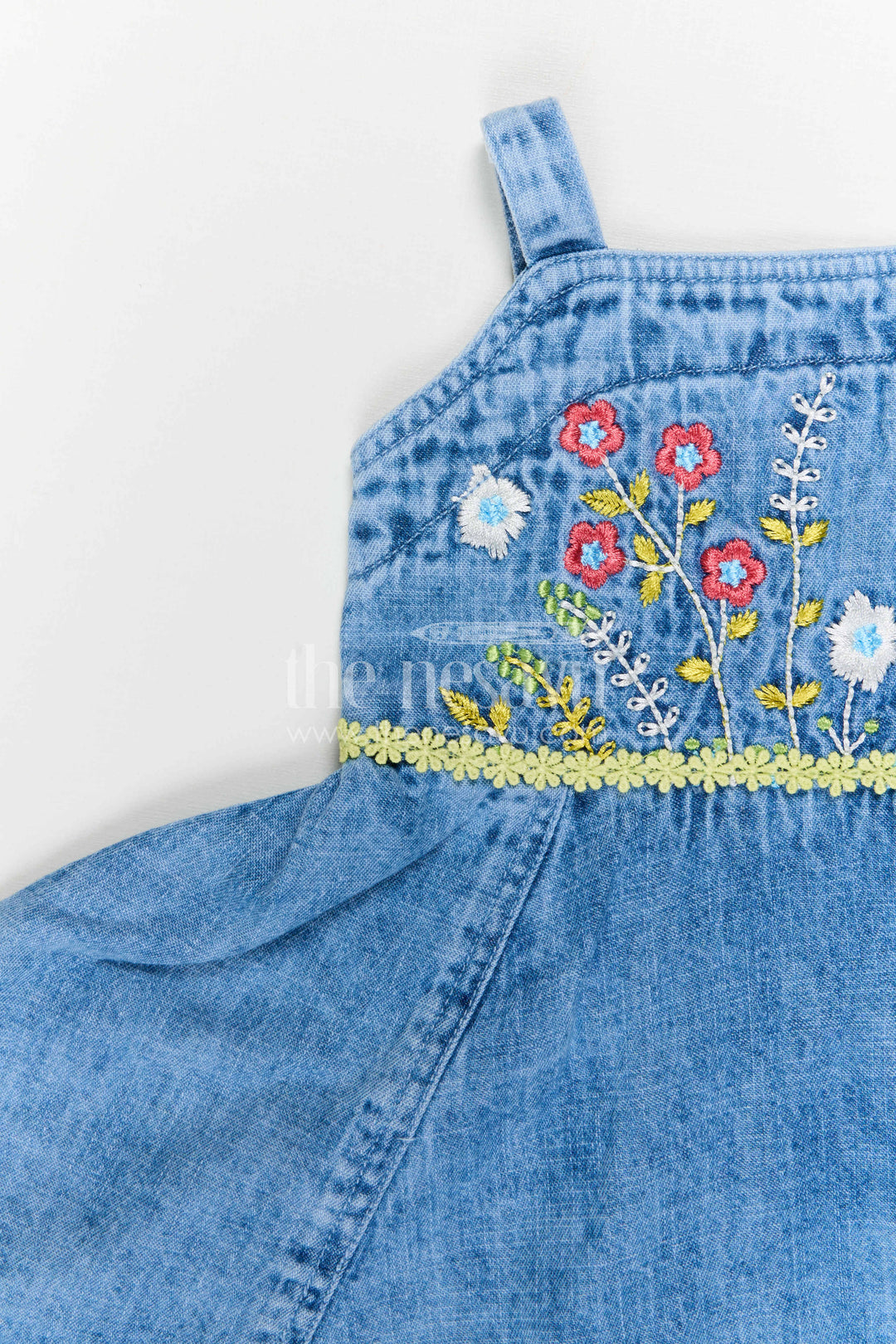 Baby Girl Denim Frock for Casual Outings and Photos