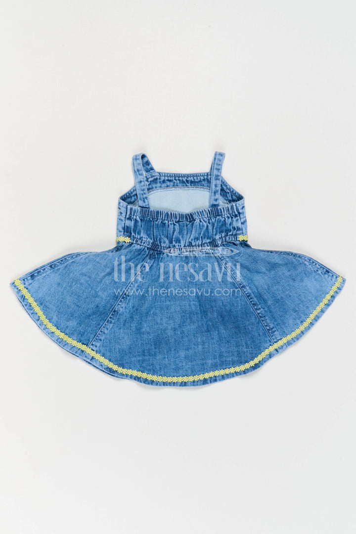 Baby Girl Denim Frock for Casual Outings and Photos