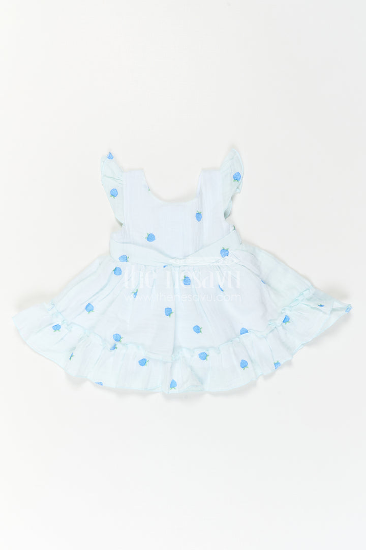 Baby Girl Muslin Frock for Holiday Photos and Playful Days