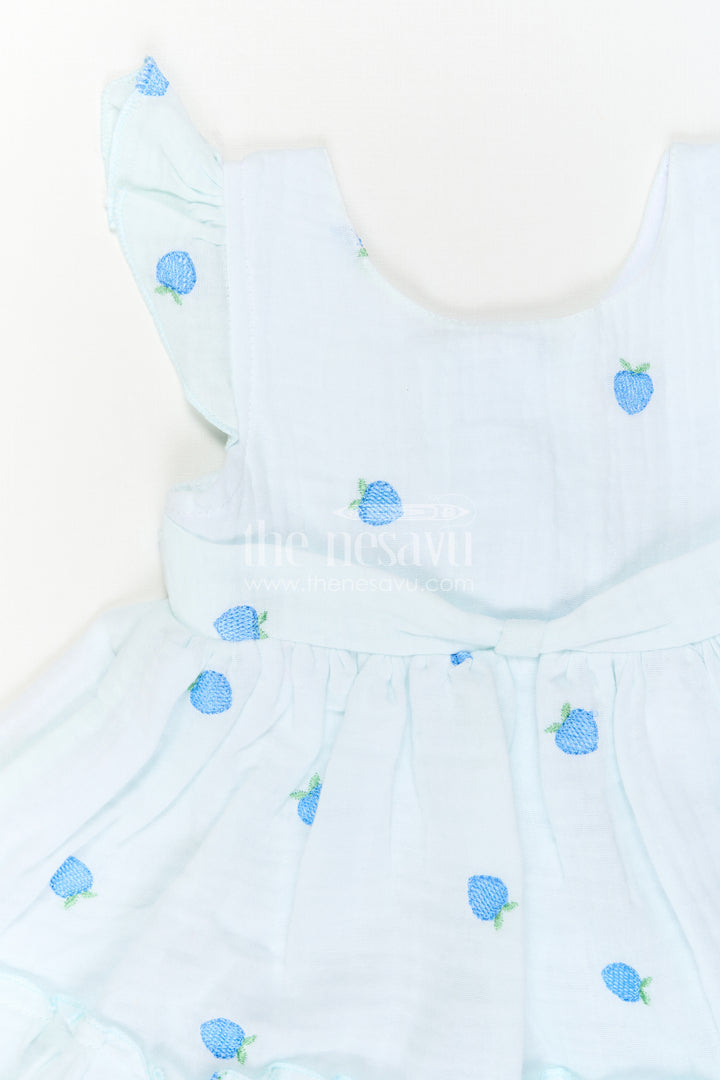 Baby Girl Muslin Frock for Holiday Photos and Playful Days
