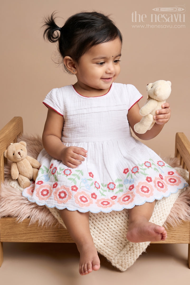 Baby Girl Frock for Festive Gatherings and Milestone Celebrations