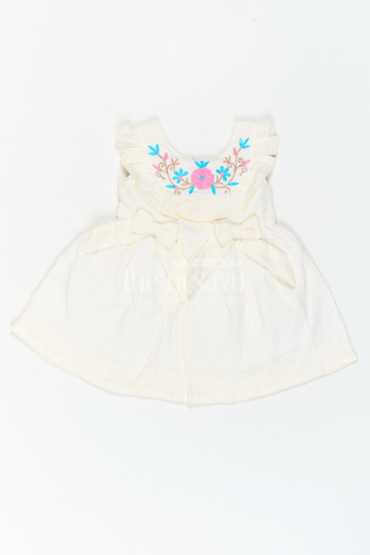 Baby Cotton Frock for First Birthday Photoshoot