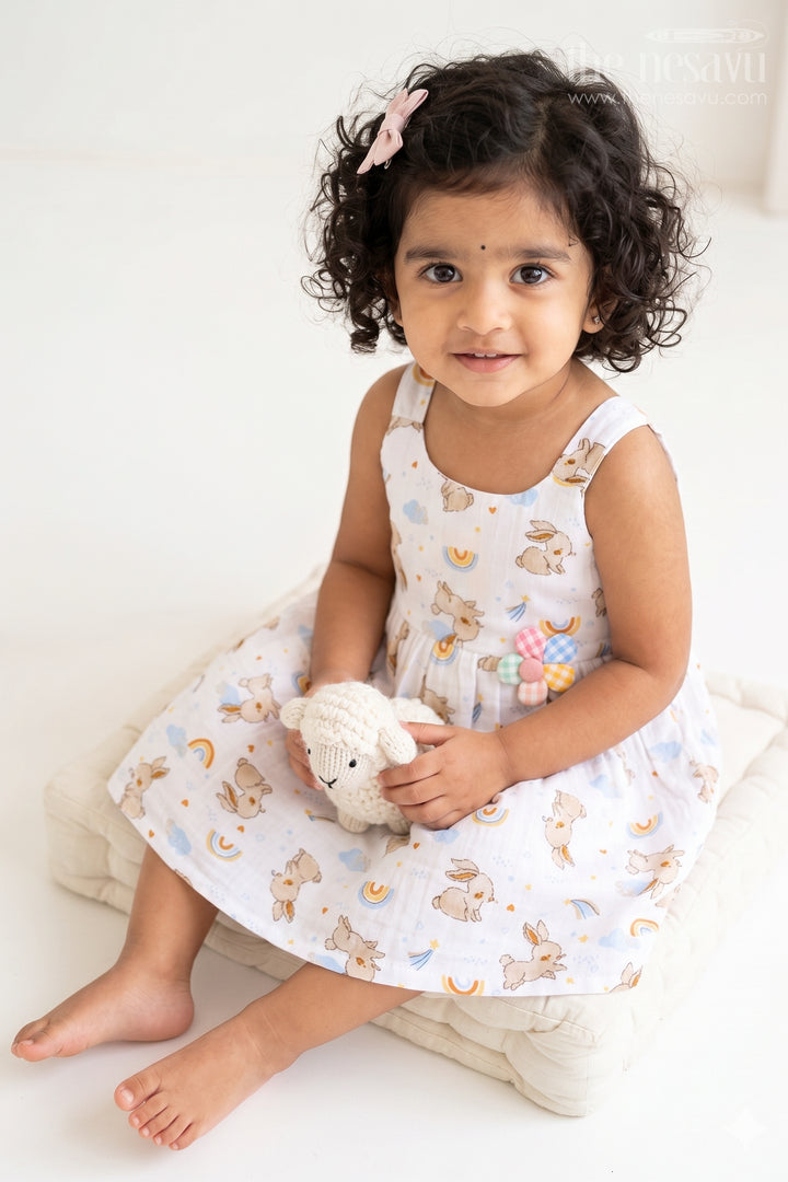 Baby Printed Frock for Playful Day Photoshoots