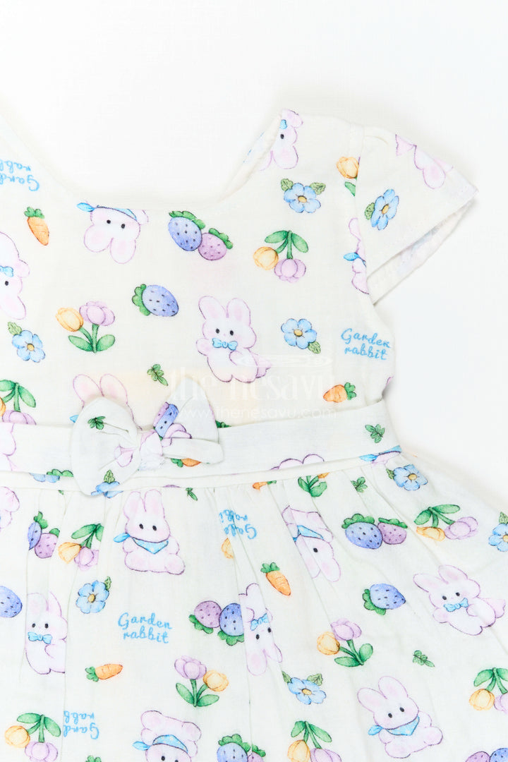 Baby Printed Frock for Garden Playdates
