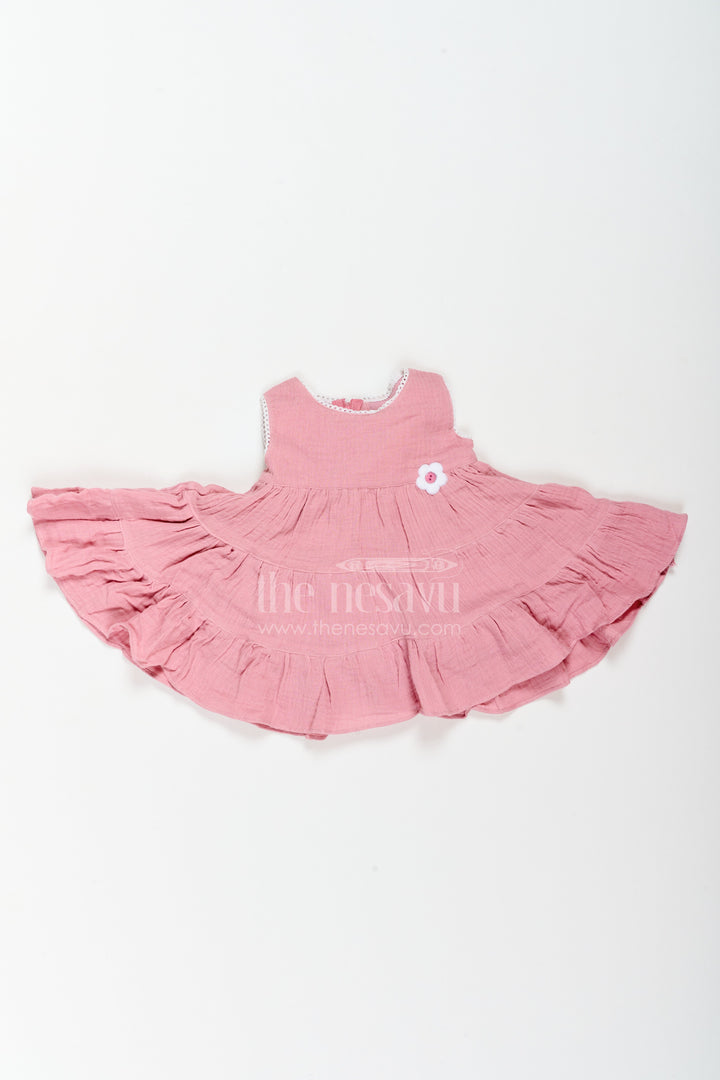 Baby Girl Muslin Frock for Summer Outings Birthdays and Everyday Wear