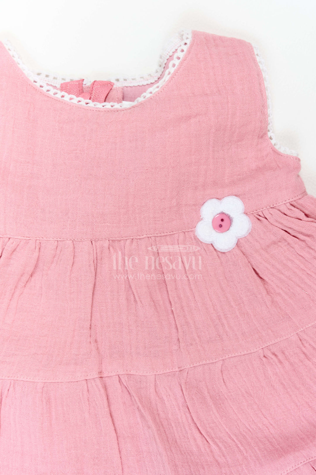 Baby Girl Muslin Frock for Summer Outings Birthdays and Everyday Wear