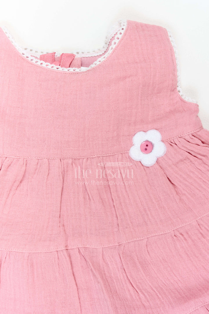 Baby Girl Muslin Frock for Summer Outings Birthdays and Everyday Wear