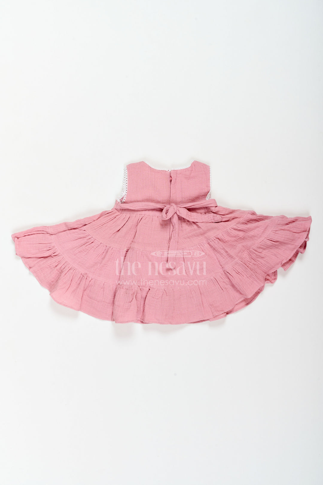 Baby Girl Muslin Frock for Summer Outings Birthdays and Everyday Wear