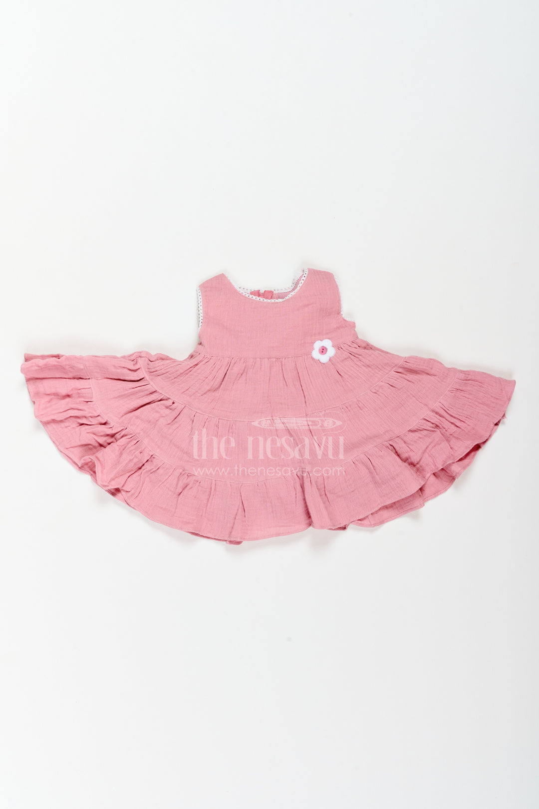 Baby Girl Muslin Frock for Summer Outings Birthdays and Everyday Wear