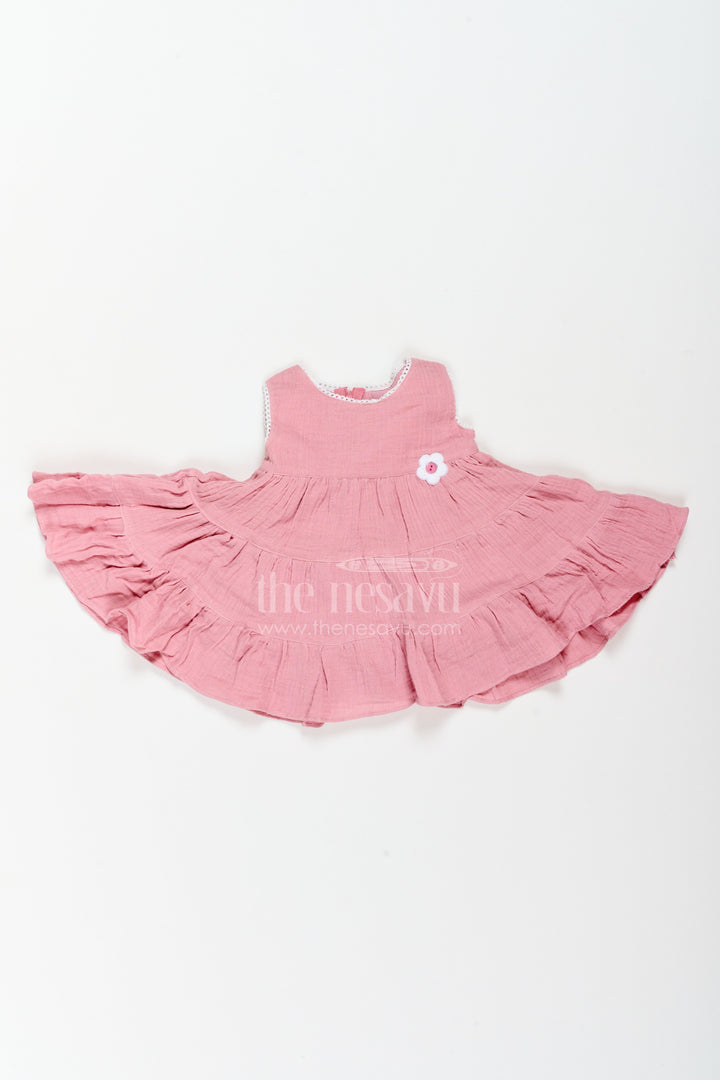 Baby Girl Muslin Frock for Summer Outings Birthdays and Everyday Wear