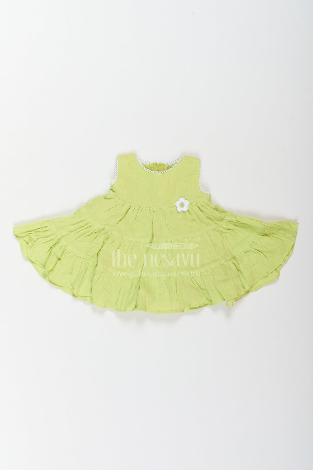 Baby Girl Muslin Frock for Playtime Outings and Summer Celebrations