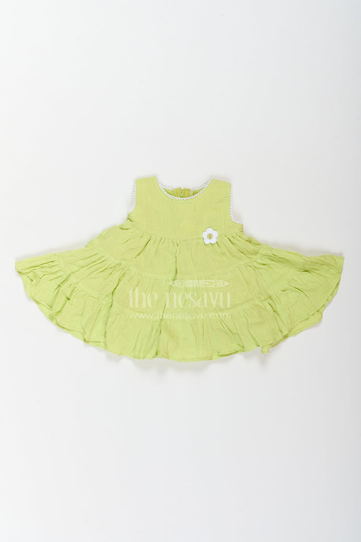 Baby Girl Muslin Frock for Playtime Outings and Summer Celebrations