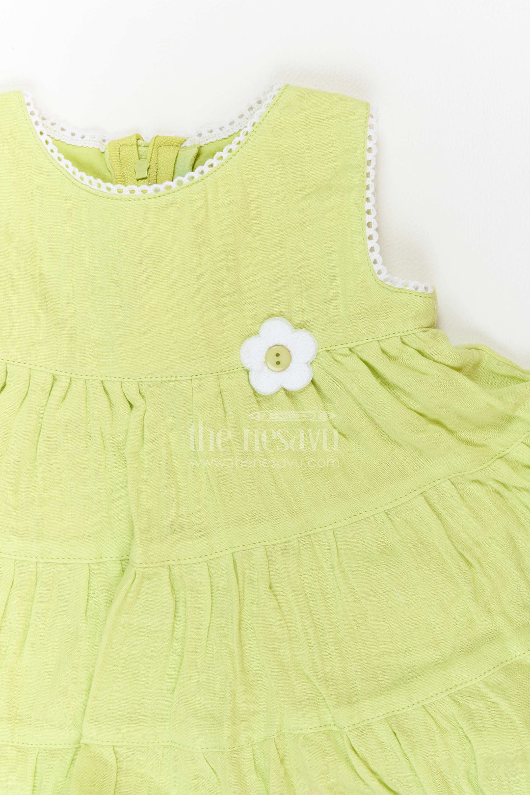 Baby Girl Muslin Frock for Playtime Outings and Summer Celebrations