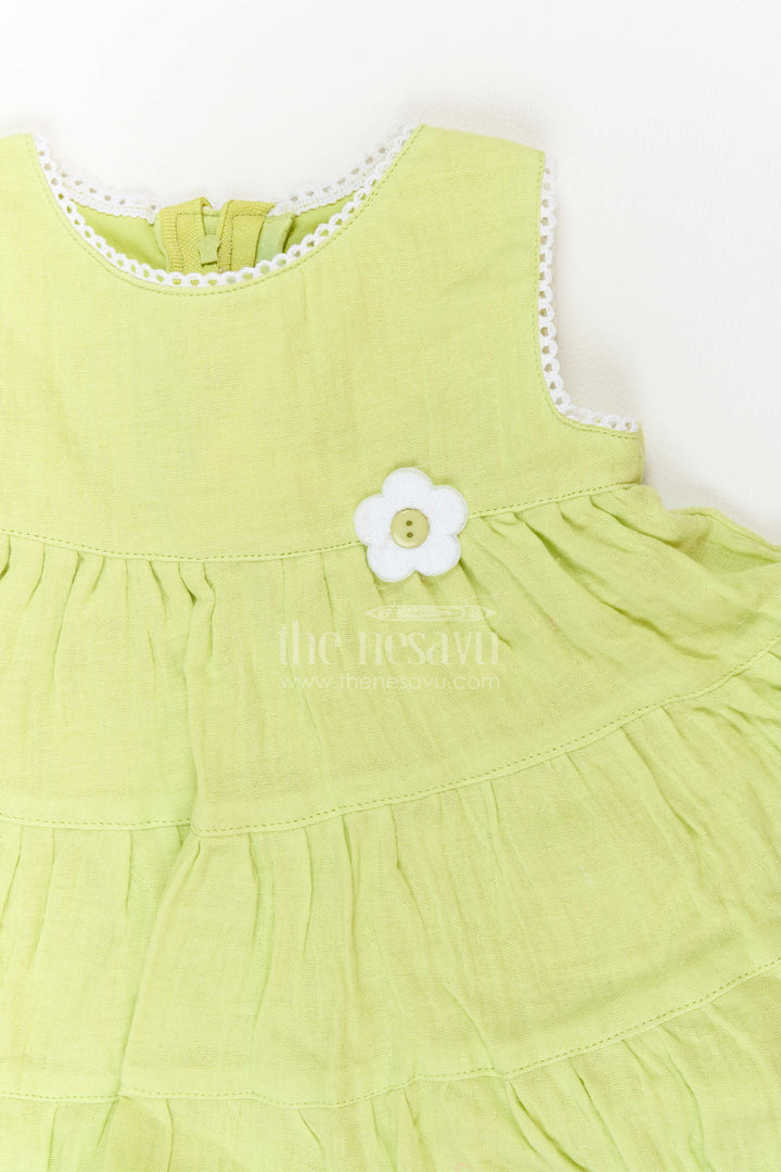 Baby Girl Muslin Frock for Playtime Outings and Summer Celebrations