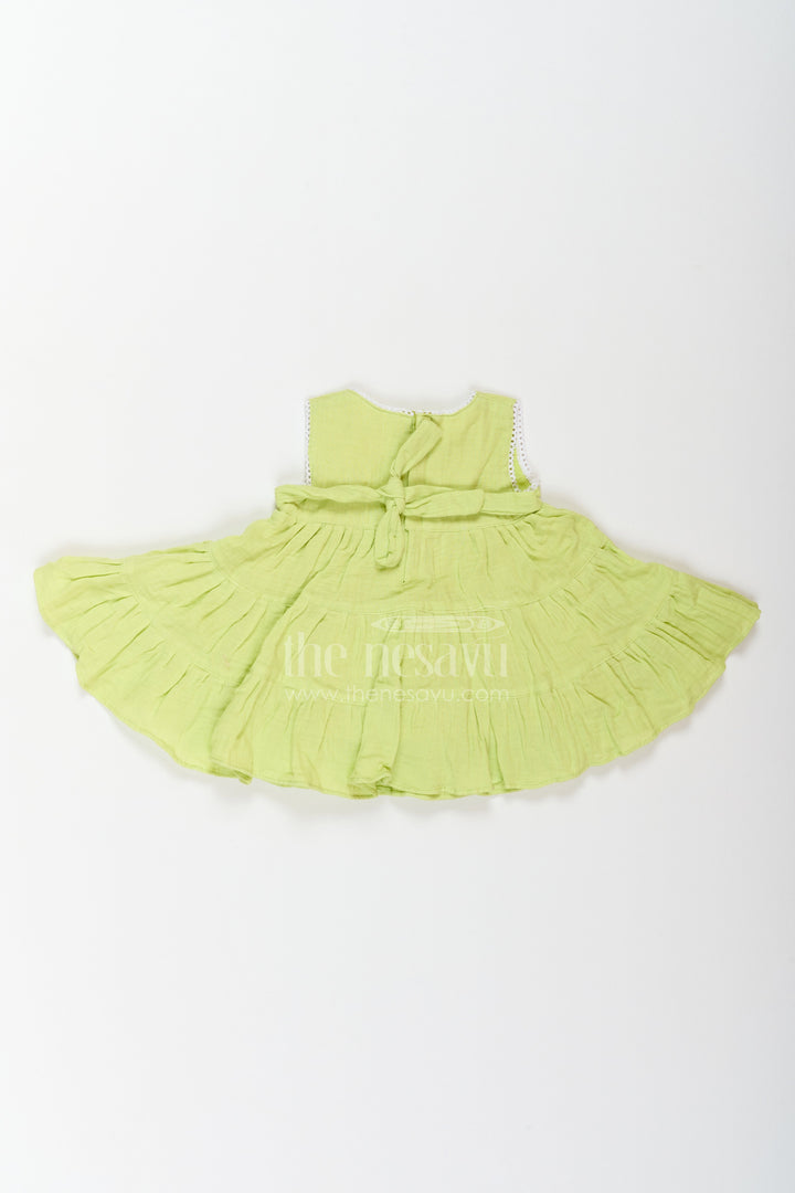 Baby Girl Muslin Frock for Playtime Outings and Summer Celebrations
