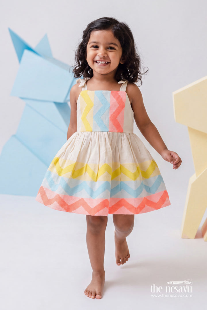 Baby Girl Cotton Blend Frock for Birthdays Playdates and Cheerful Outings