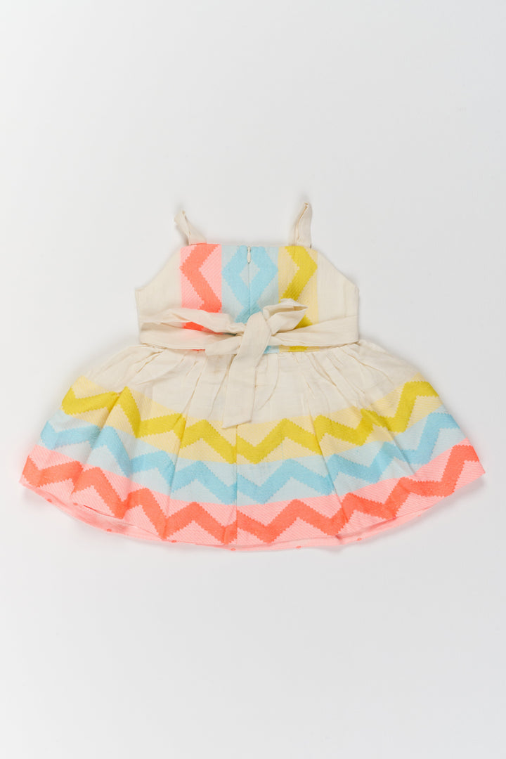 Baby Girl Cotton Blend Frock for Birthdays Playdates and Cheerful Outings