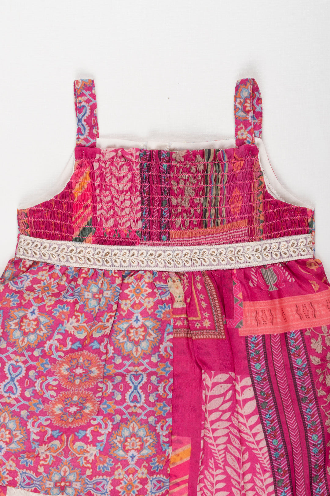 Vibrant Boho-Inspired Floral Cotton Dress for Toddlersplayful & Elegant