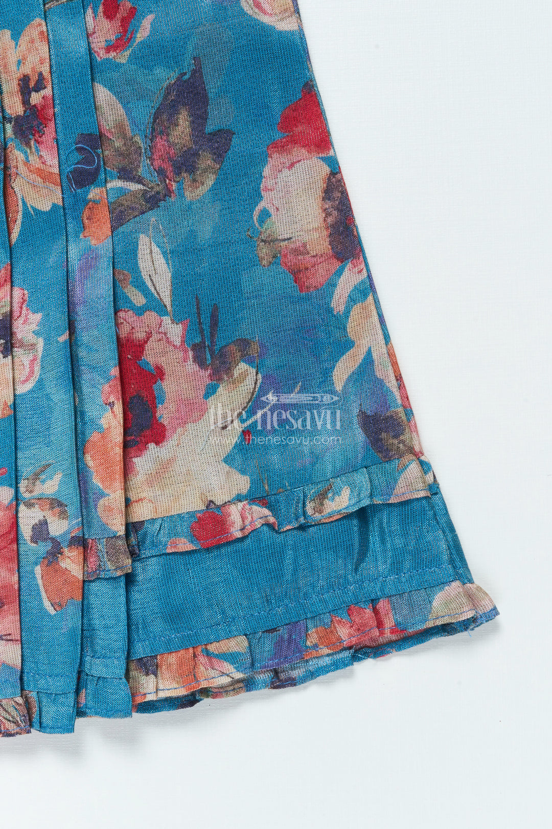 Girls Cotton Frock with Digital Print for Casual Outings and Playdates