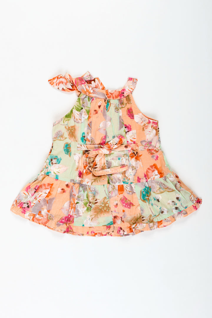 Floral Ruffle Frock For Birthday Girls TwirlReady Dress