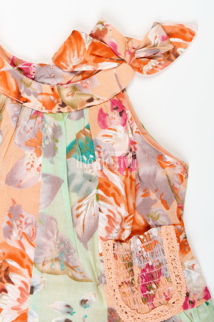 Floral Ruffle Frock For Birthday Girls TwirlReady Dress