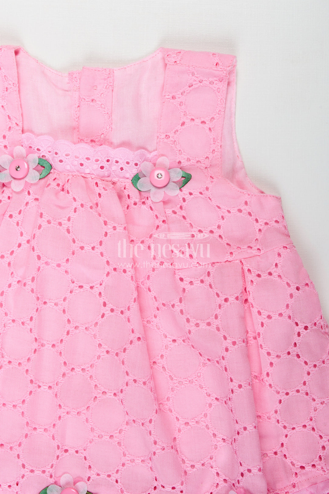 Party Cotton Dress For Girls Hakoba Bloomer Set
