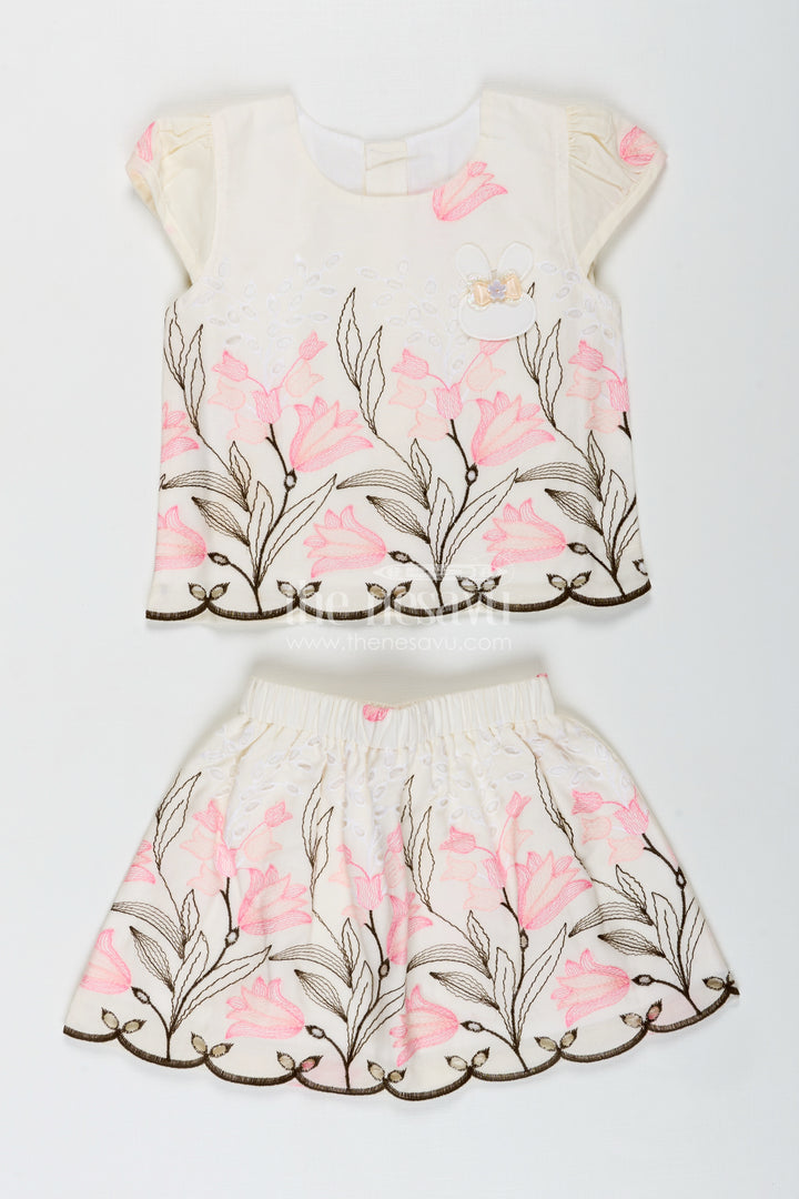 Casual Baby Set For Girls Floral Everyday Wear