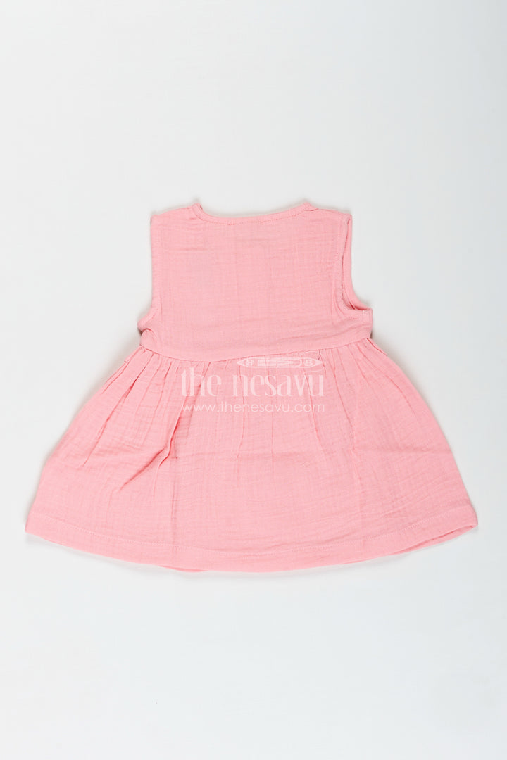 Baby Girl Everyday Dress With Bunny Embroidery