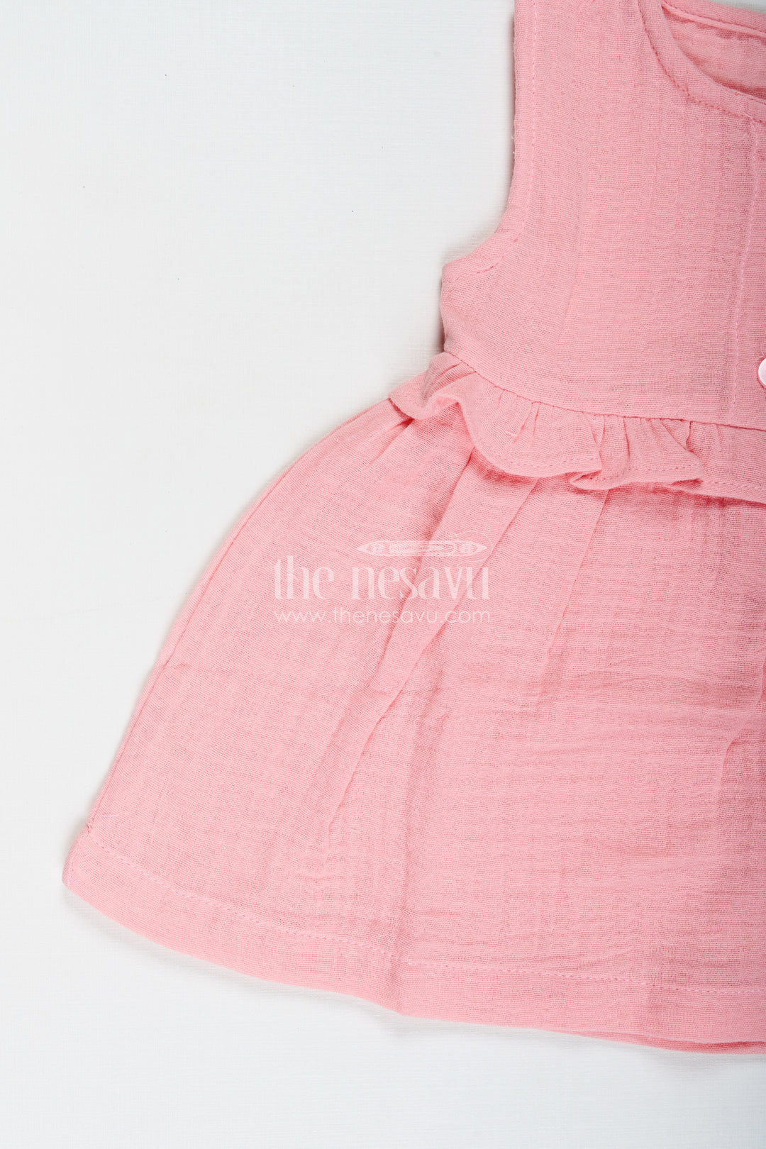 Baby Girl Everyday Dress With Bunny Embroidery