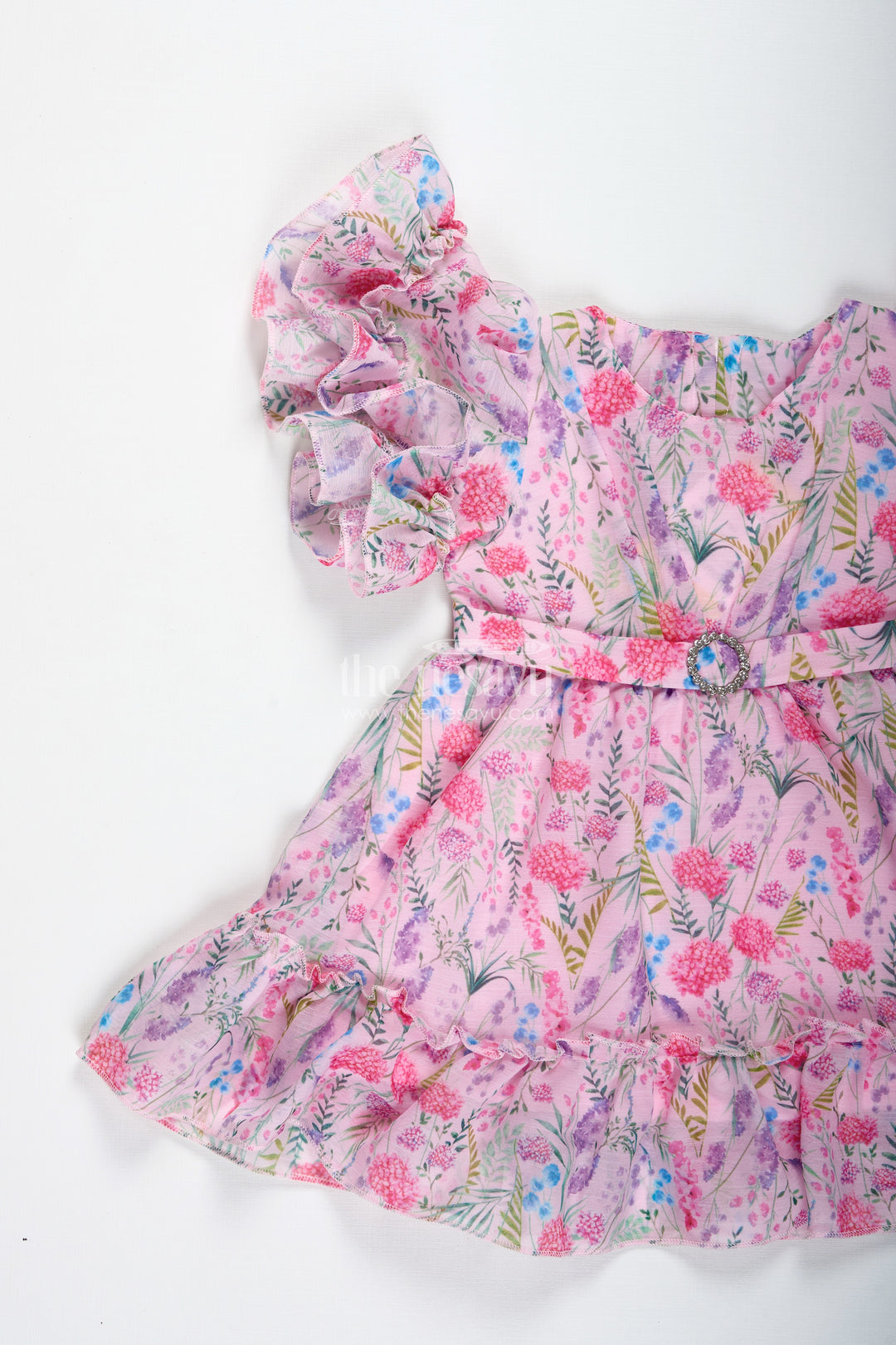Sleeveless Floral Frock For Baby Girls Daily Wear