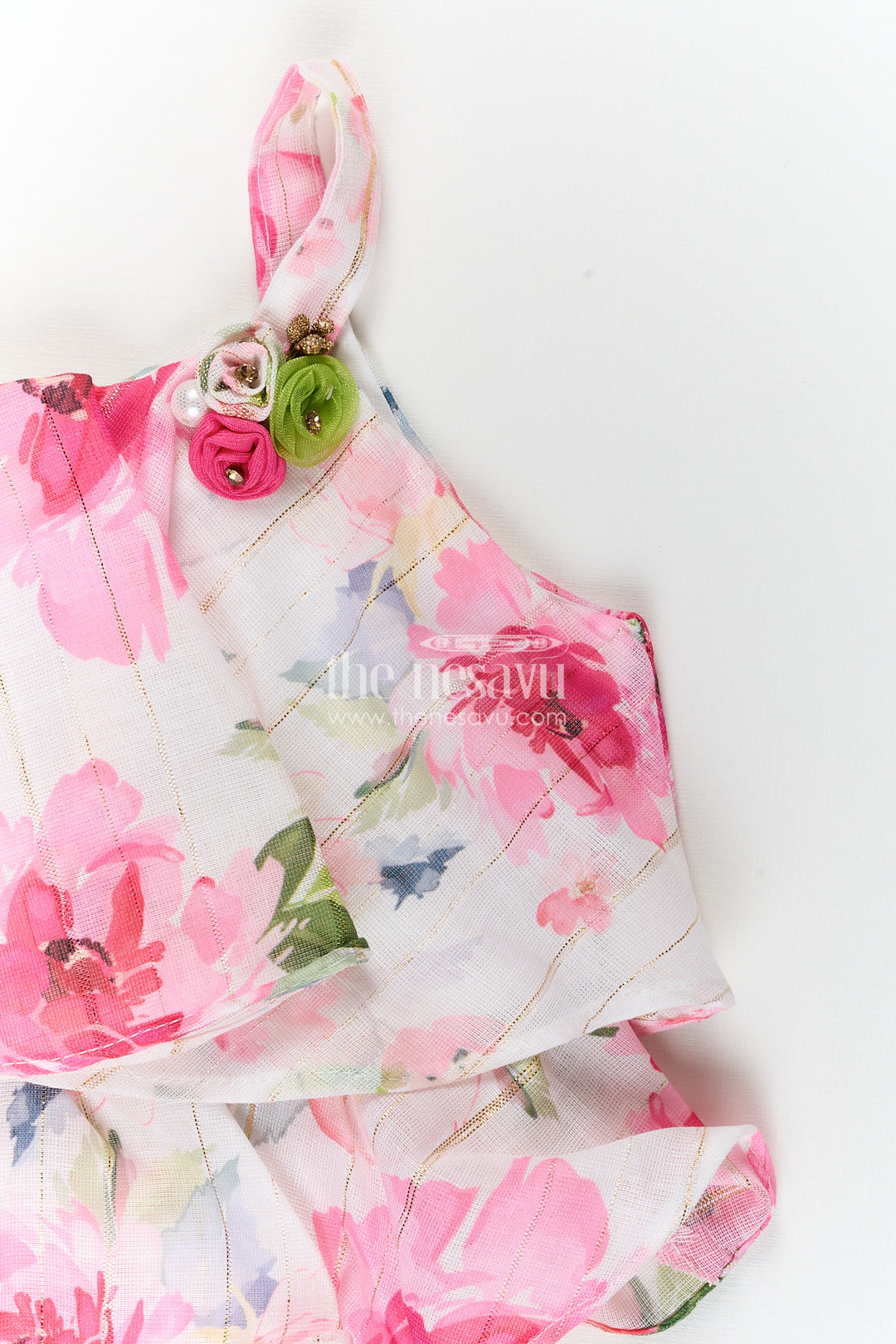 Sleeveless floral casual set for toddler girls for outings and summer wear