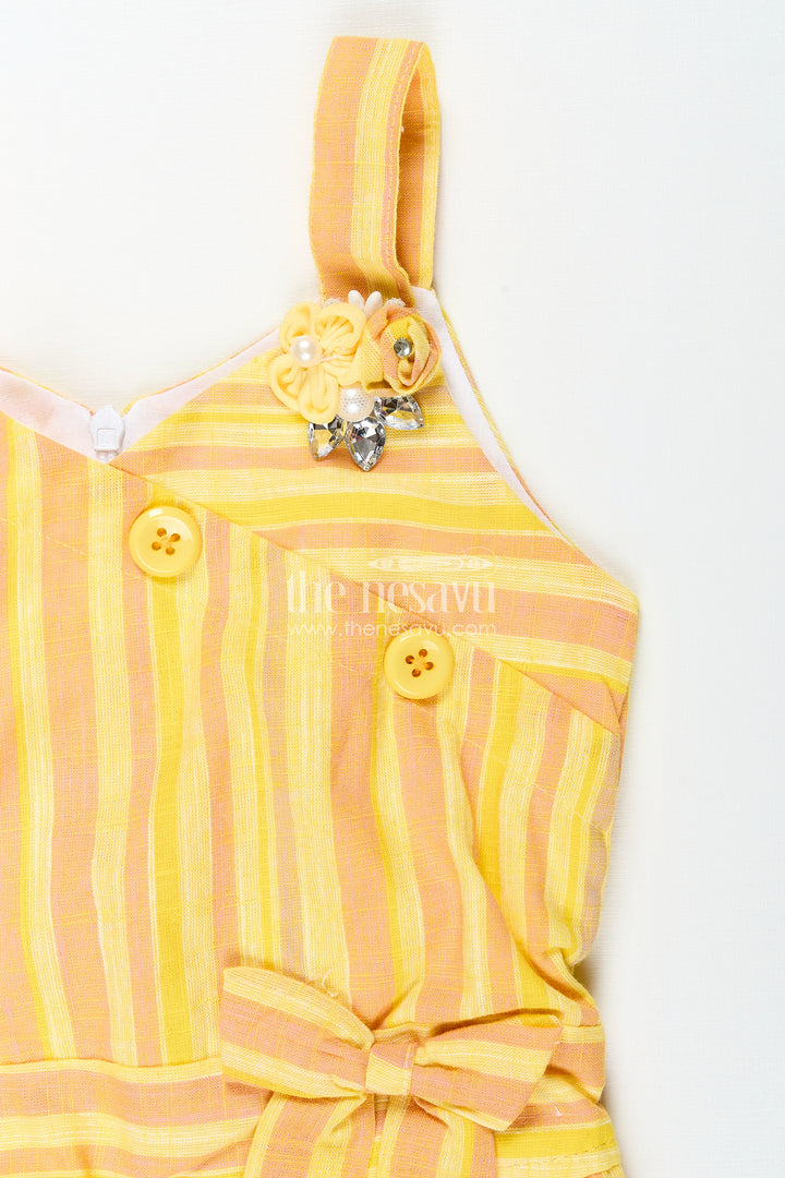 Baby dungaree outfit for summer travel and playtime
