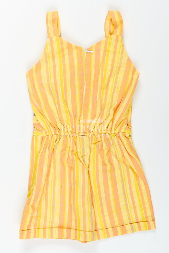 Baby dungaree outfit for summer travel and playtime