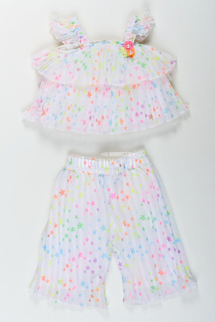 Girls floral casual set for birthdays and playdates