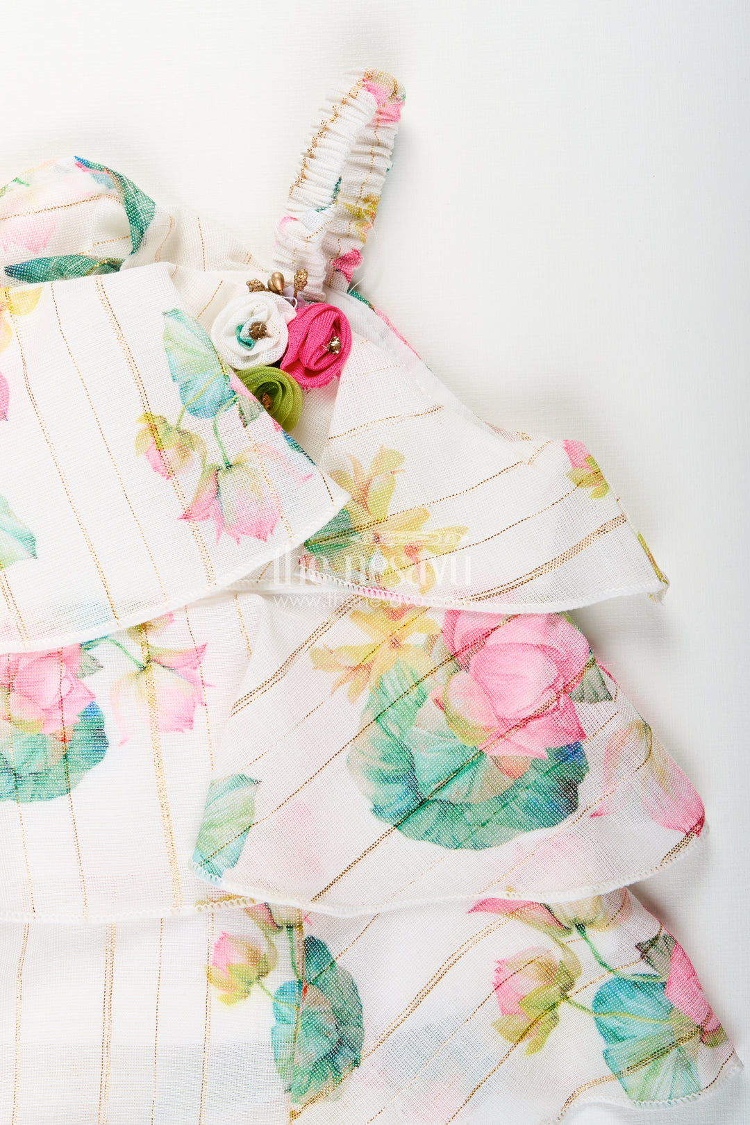 Girls floral skirt set for birthdays and casual outings
