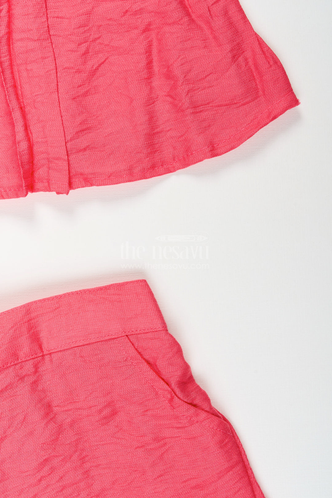 Girls halter neck shorts set for playdates and holidays