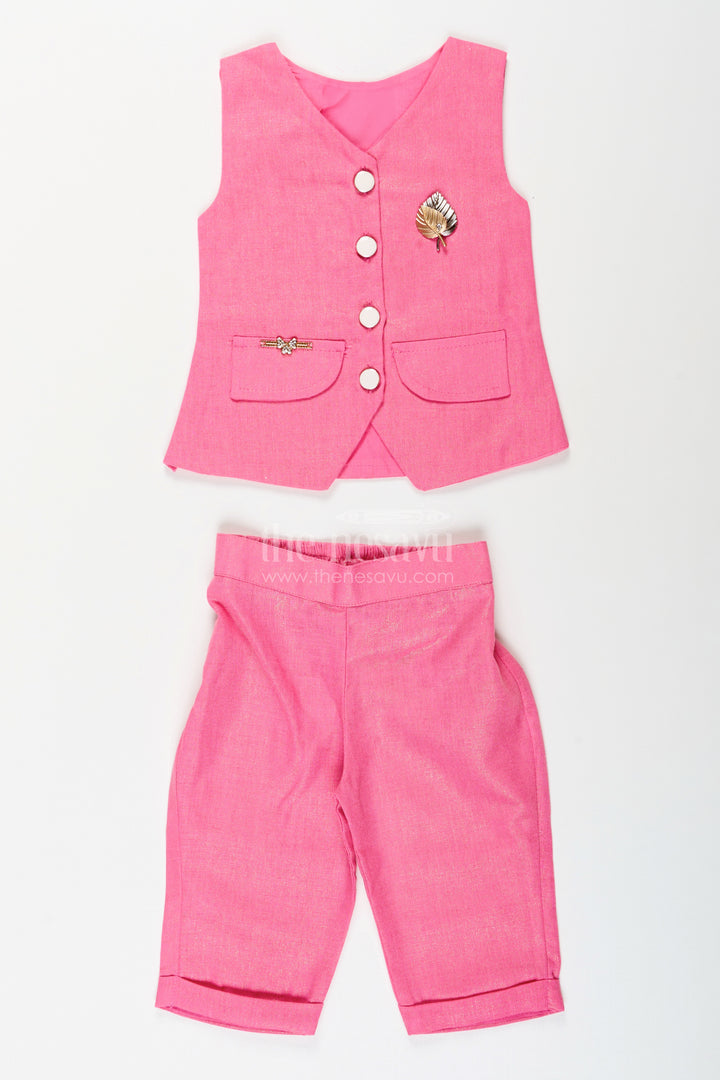 Girls formal vest and pants set for functions and birthdays