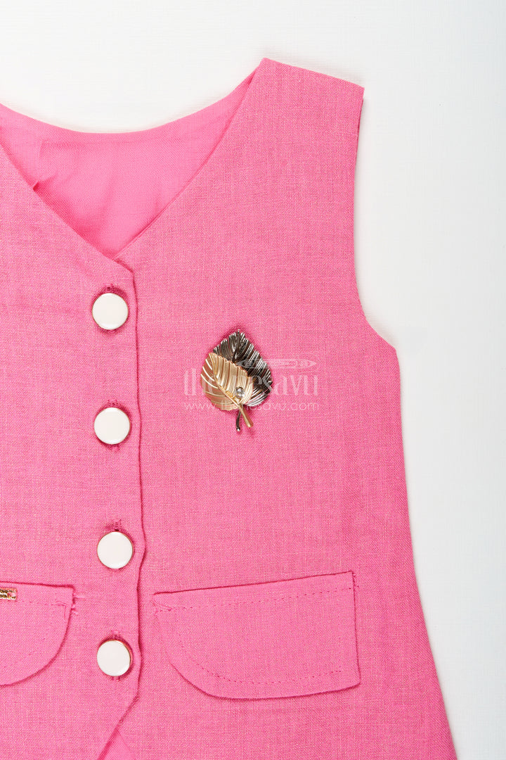 Girls formal vest and pants set for functions and birthdays