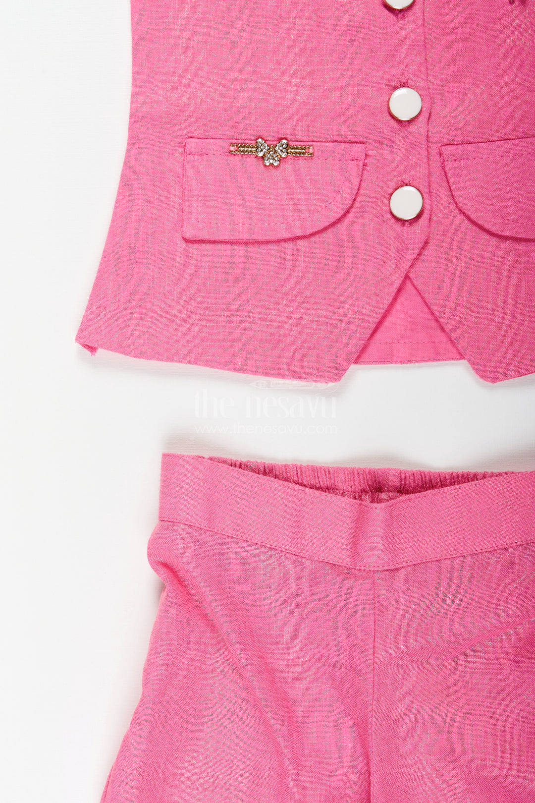 Girls formal vest and pants set for functions and birthdays