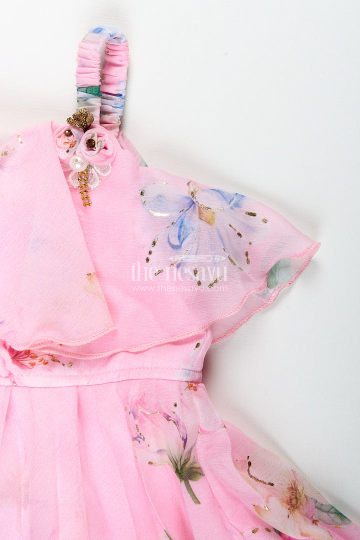 Baby girl floral frock for parties and family functions