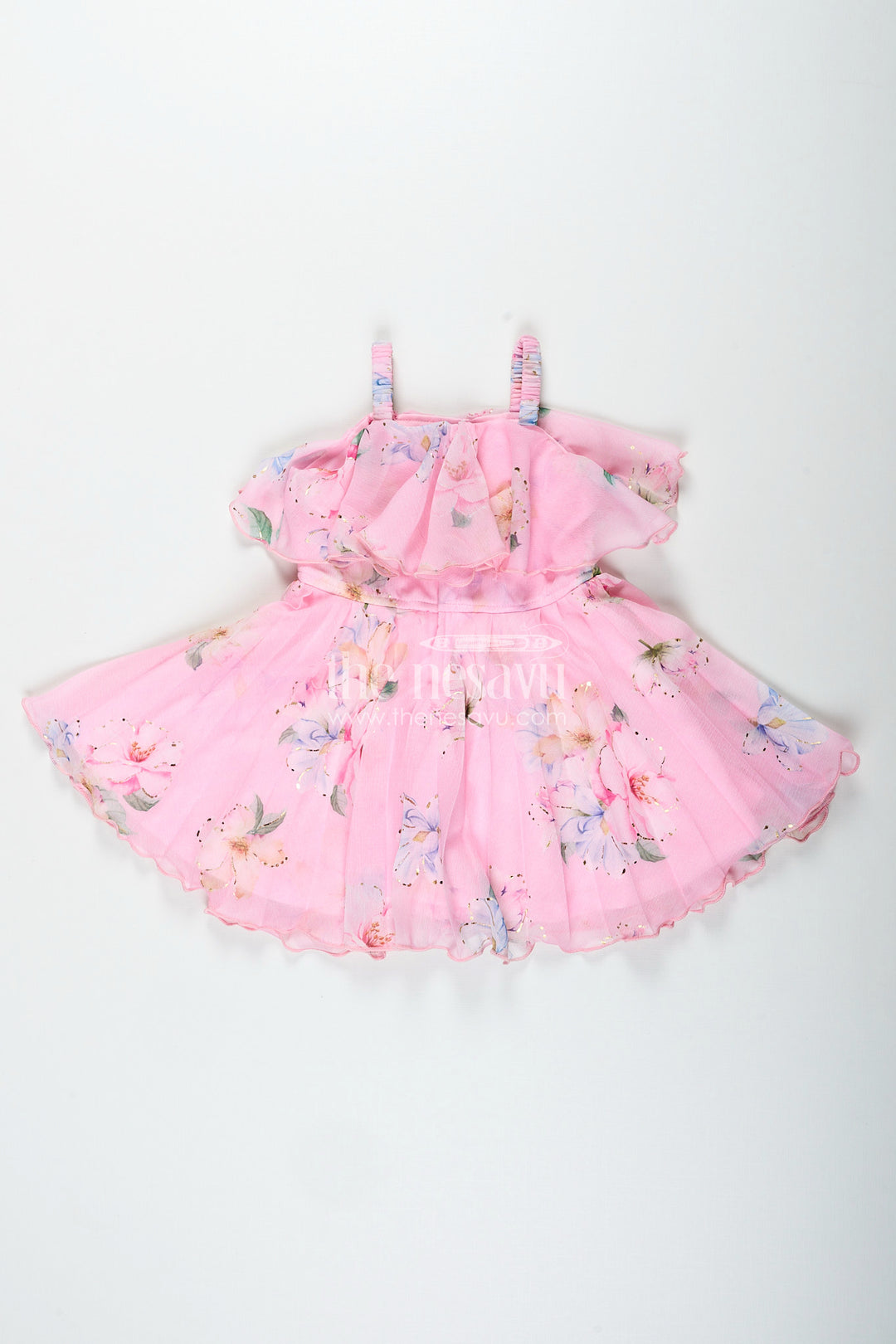 Baby girl floral frock for parties and family functions